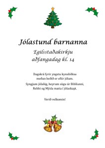 Jolastund barnanna